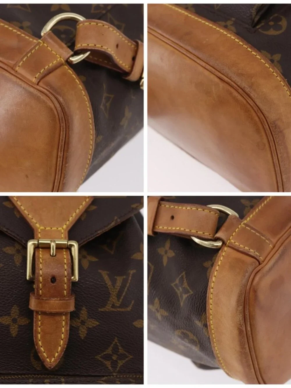LOUIS VUITTON Monogram Montsouris MM Backpack M51136 LV Auth 186246A